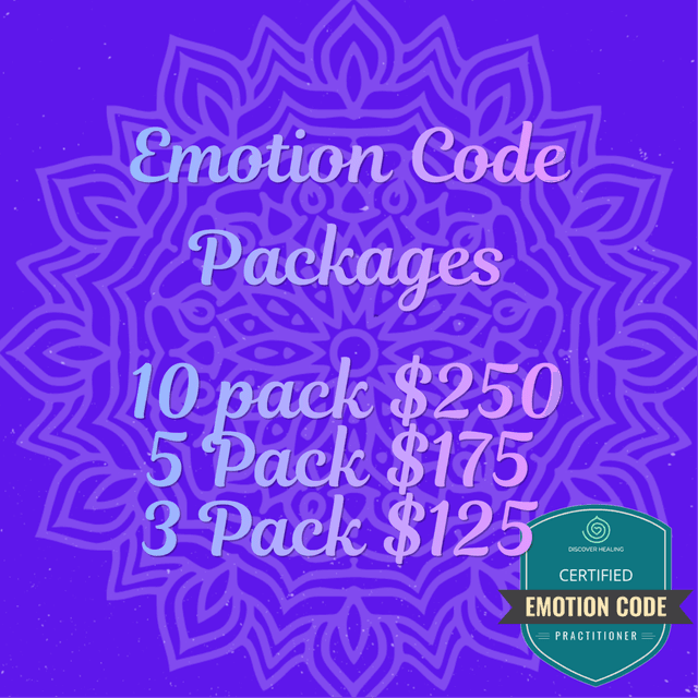10 pack Emotion Code at Erin's Enchantingly Eclectic Energies in Wichita, KS